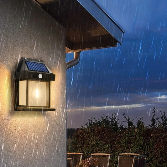 Farol Solar De Pared + Sensor Movimiento
